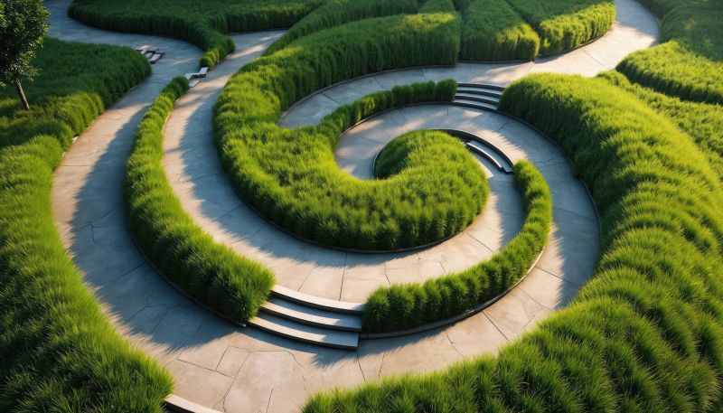 Elegant Patio and Pathways