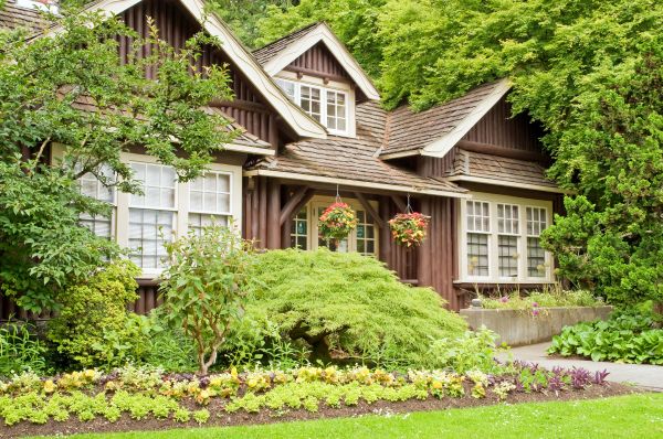 Log Home Landscaping in Camarillo